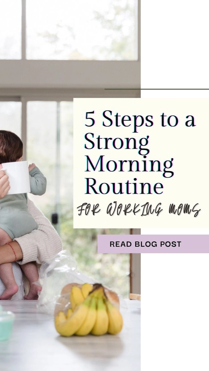 Fast five-minute morning hair routine for a busy working mom at home
