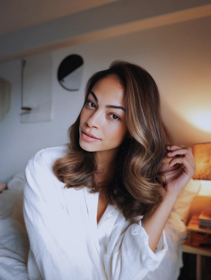 step-by-step guide for clipping medium length work hair