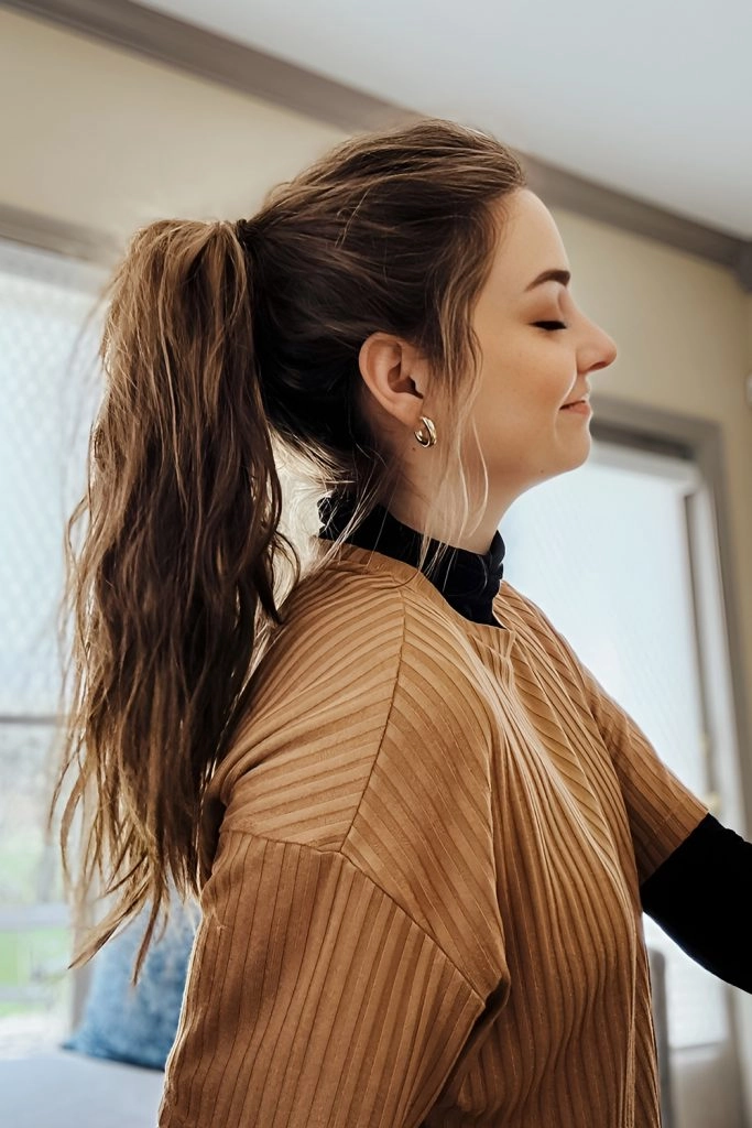 Time-Saving Ponytail Wraps for Early Shifts
