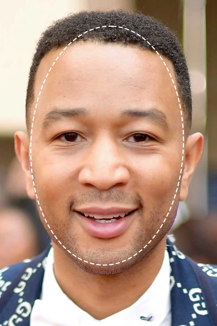 Professional off-the-face hairstyle for oval faces in a workplace setting