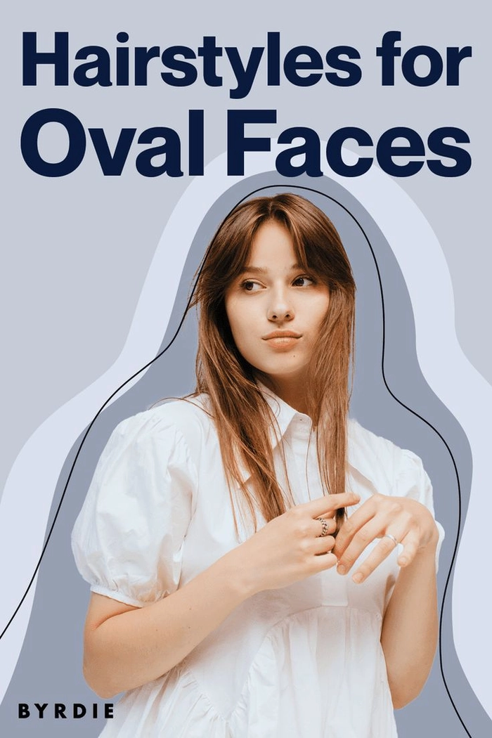 Woman with oval face wearing off-the-face hairstyle in professional office environment
