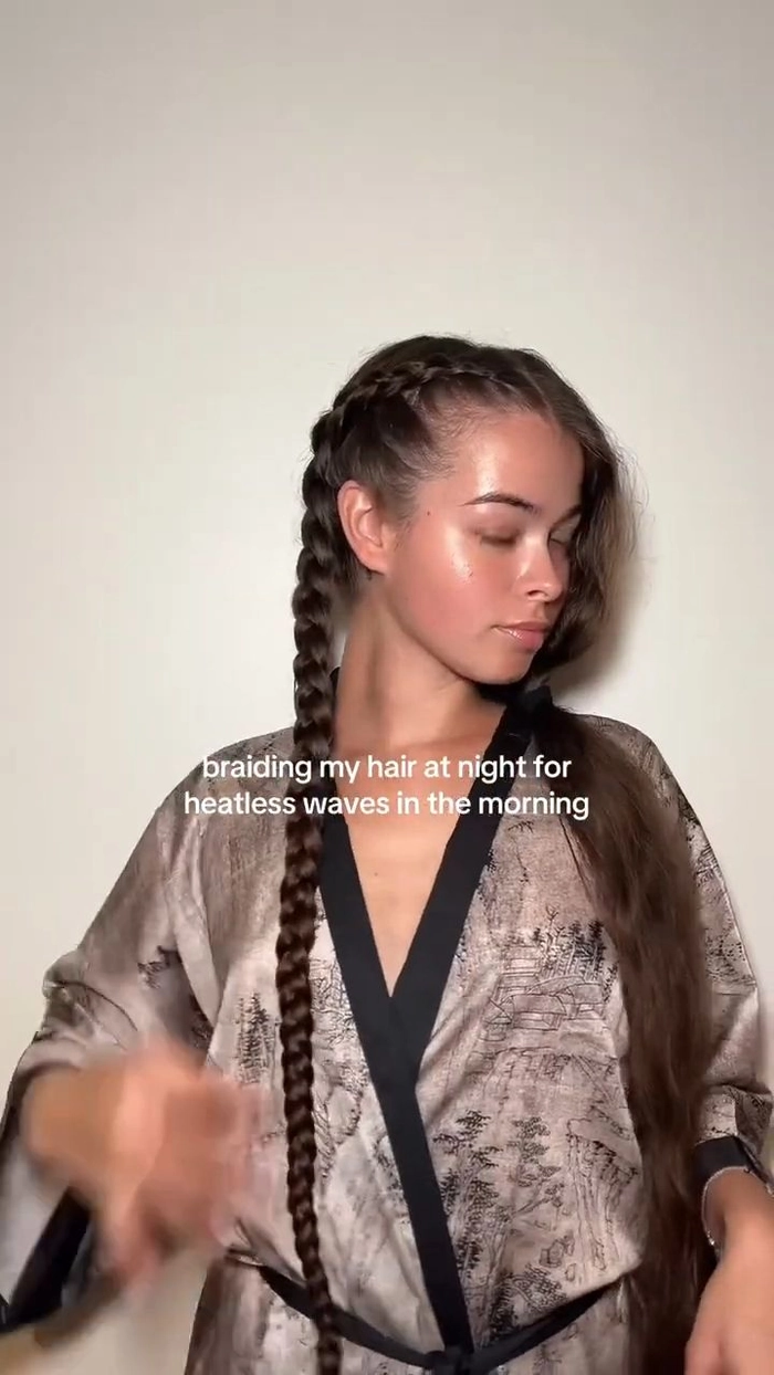 Overnight braids for work-ready waves in the morning