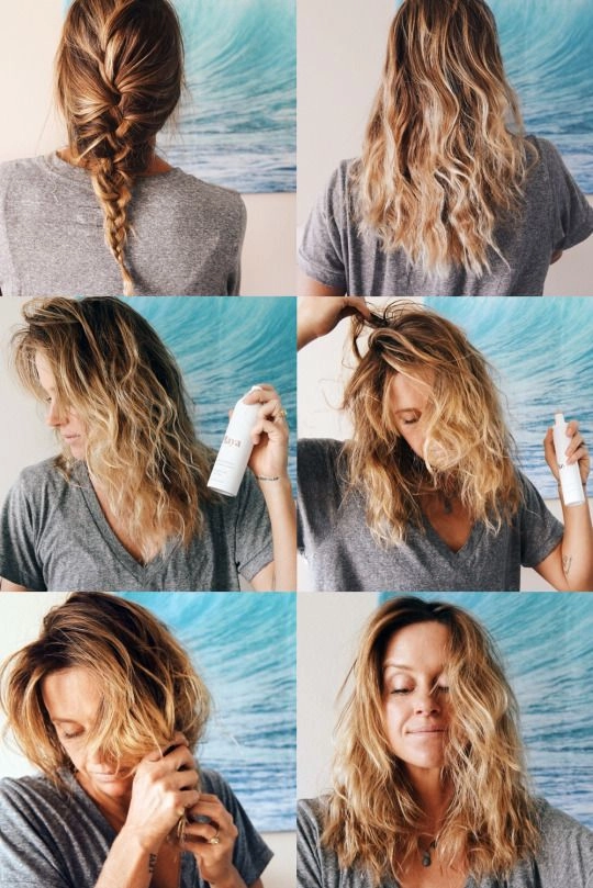 Overnight braiding method with twisted sections for smooth work-ready waves