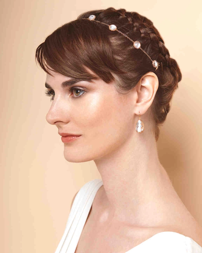 Professional short hair accessories like sleek clips and headbands for work