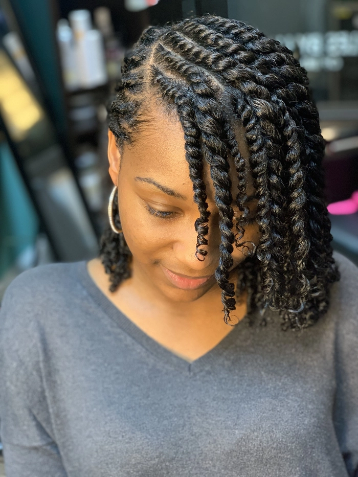 Coily Natural Hair: Protective Work Styles