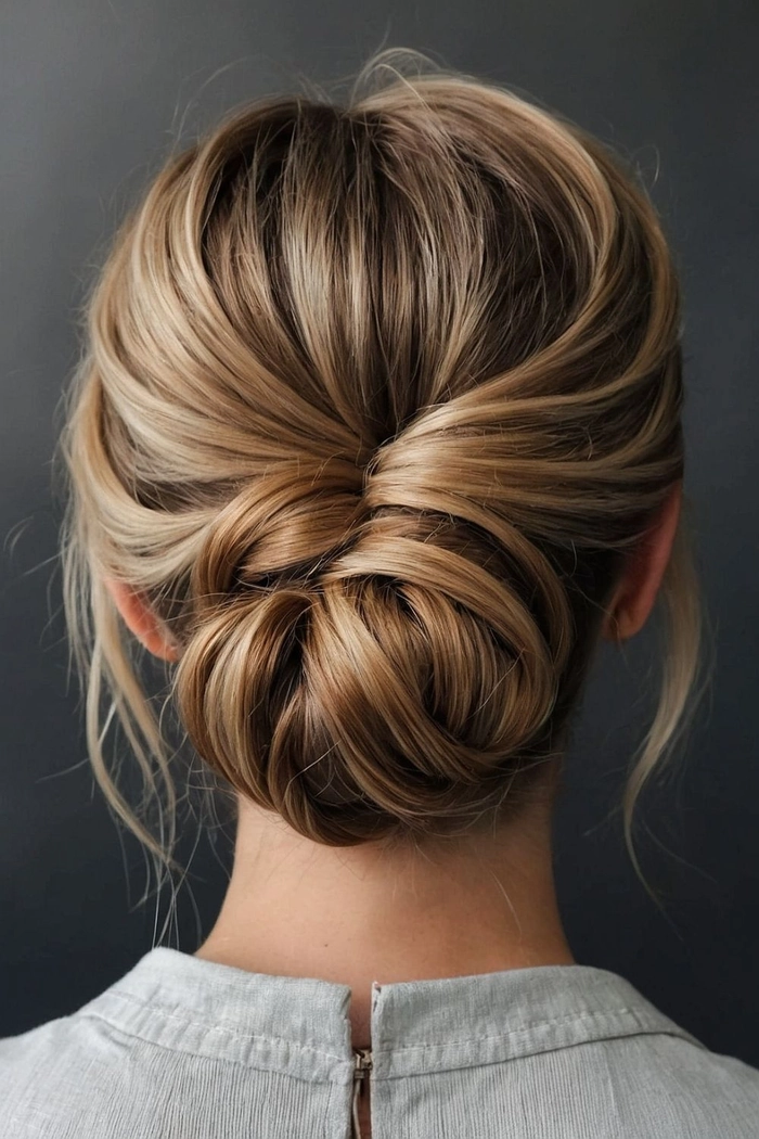 Quick Shoulder-Length Updos for the Office
