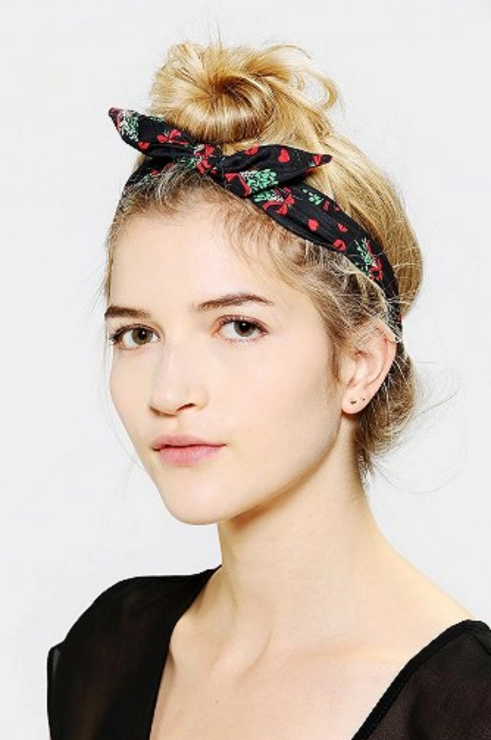 Professional short hairstyle with a sleek metallic hair clip for office wear
