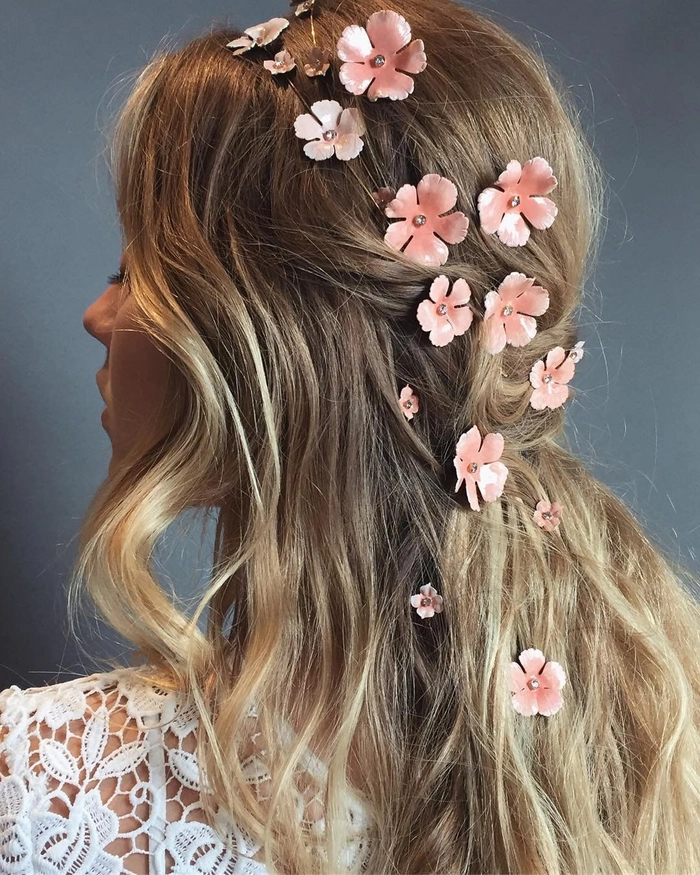 Spring Floral Hair Accessories for Casual Offices