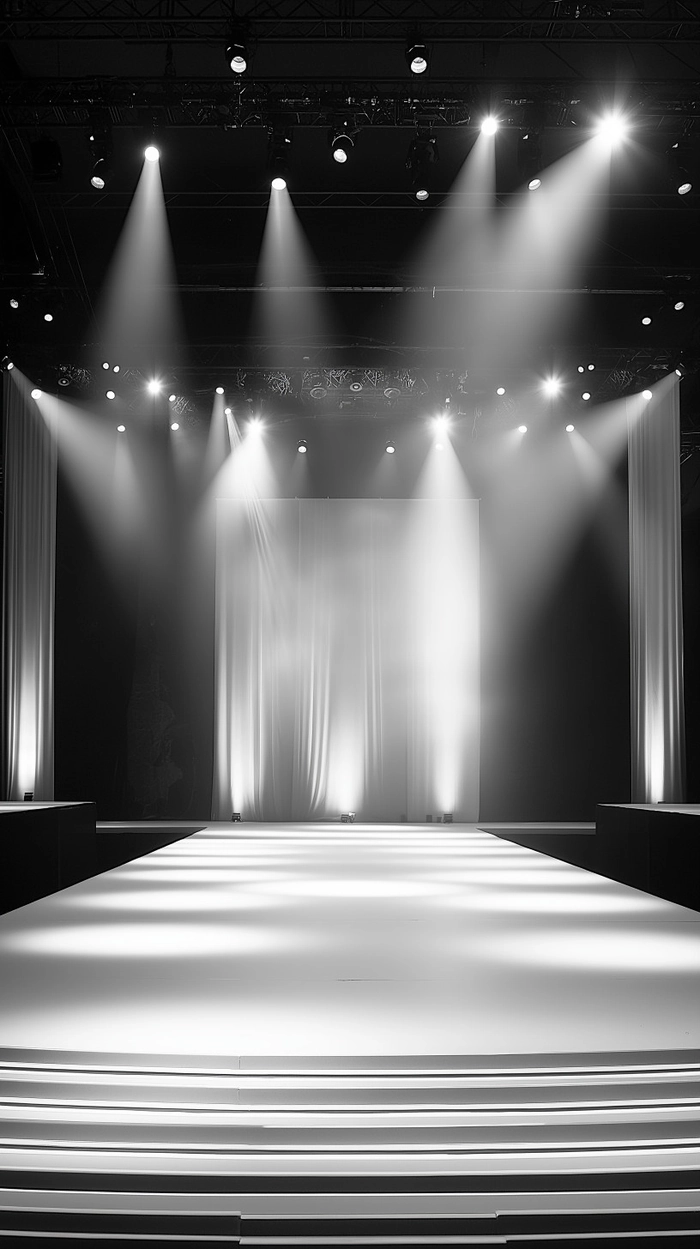 Neat updo hairstyle for corporate speakers that stays flattering under stage lighting