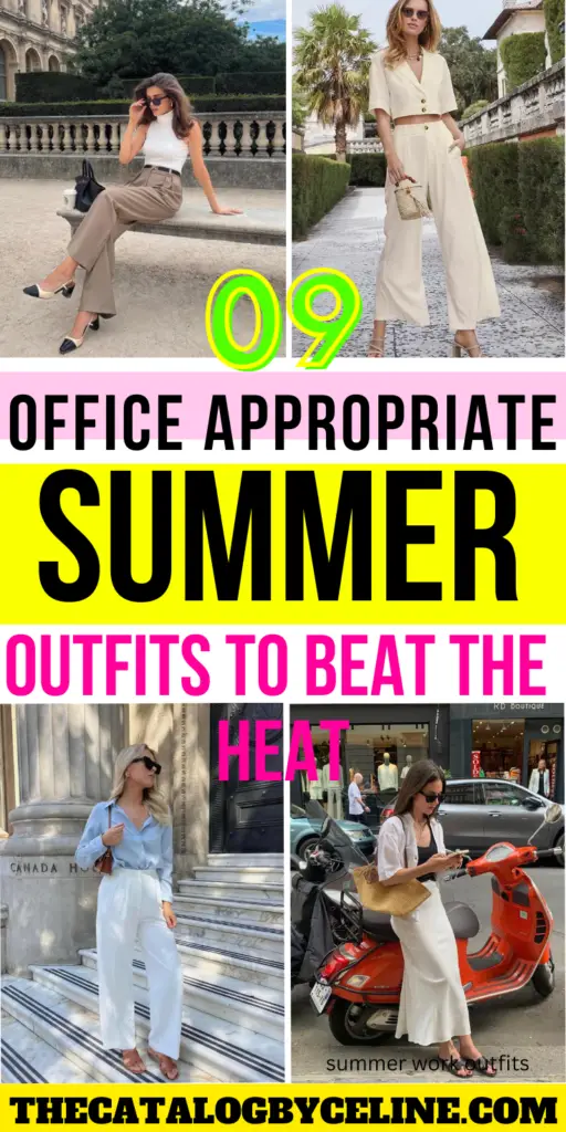 Professional updo hairstyle suitable for summer office wear