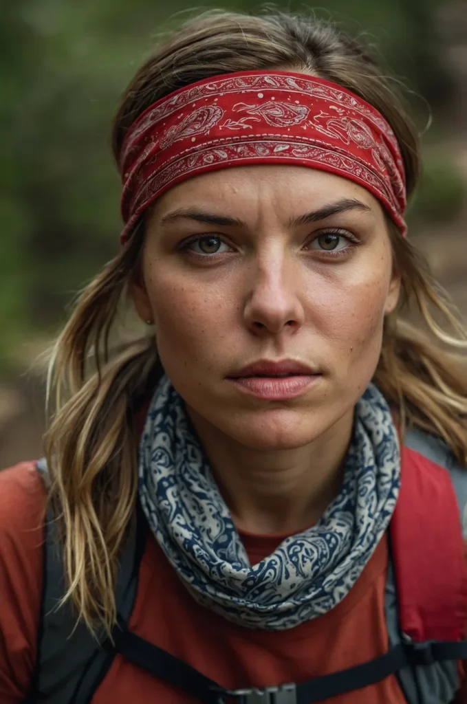 Sweatband compatible updo for summer outdoor work meetings