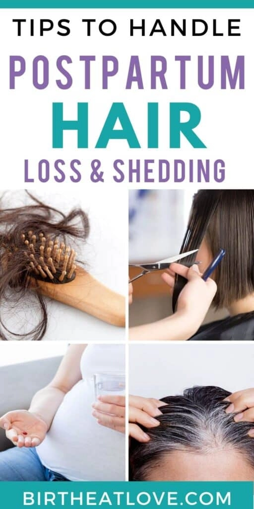 Voluminous office hairstyle for postpartum hair loss with lifted roots and sleek low ponytail